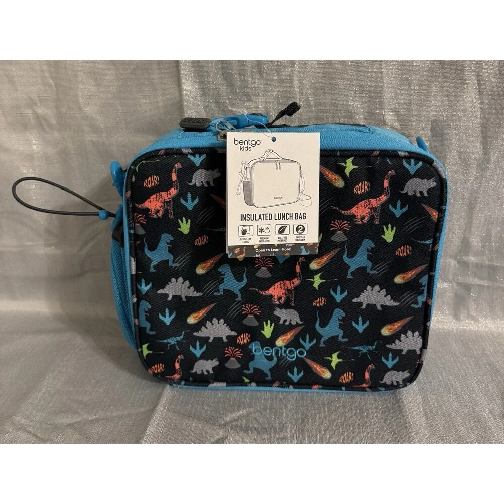 Bentgo Kids 3-Piece Lunch Set, Water Bottle, Lunch box, Insulated Lunch Bag.